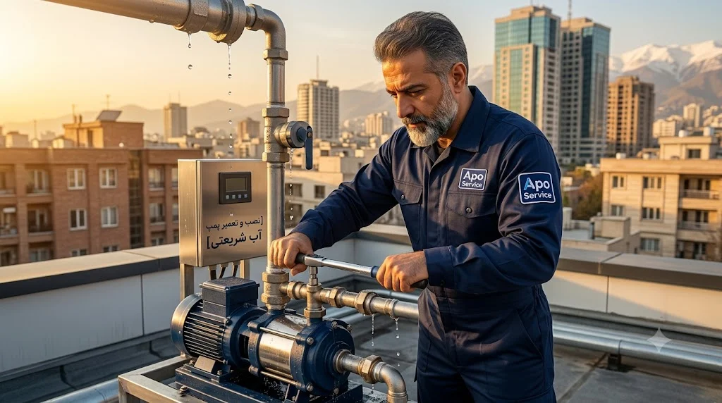 نصب و تعمیر پمپ آب شریعتی