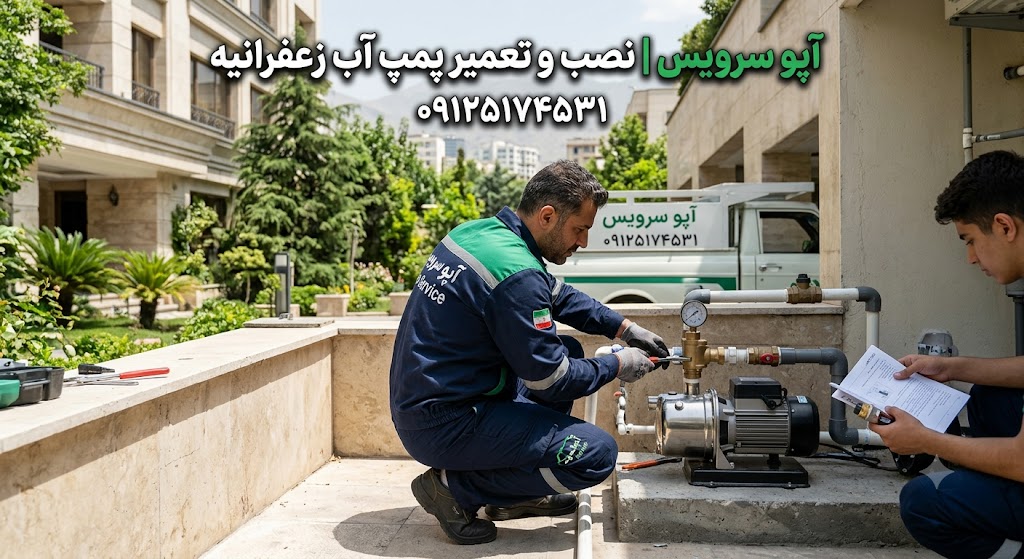نصب و تعمیر پمپ آب زعفرانیه