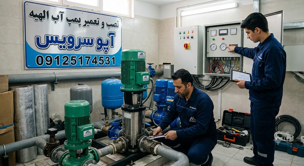 نصب و تعمیر پمپ آب الهیه